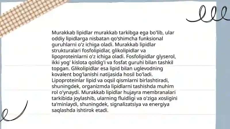 Yog'lar almashinuvi asoslari 4