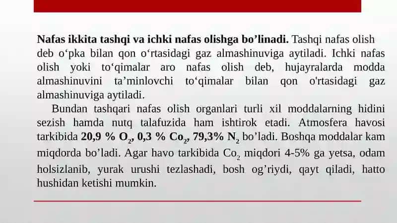 Nafas sistemasining yosh xususiyatlari va gigiyenasi 4