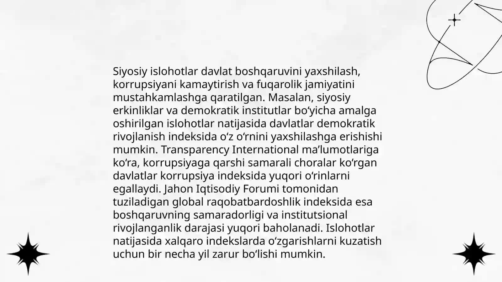 Yangi O‘zbekistonning iqtisodiy o‘sishi va xalqaro reytinglar 4
