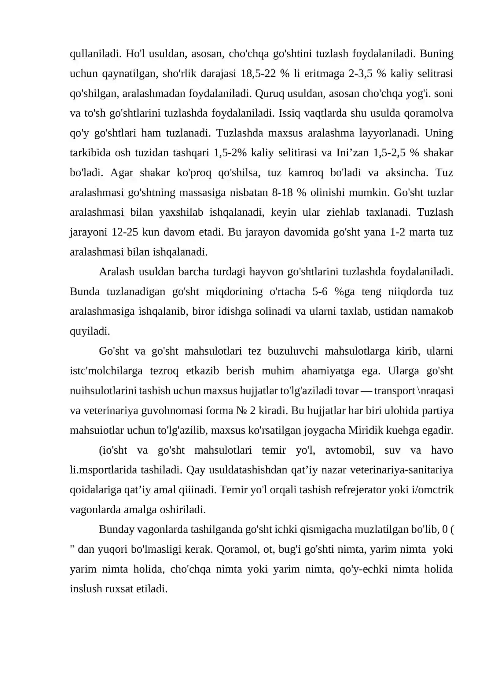 Sub mahsulotlar va sub mahsulotlarni saqlash 4