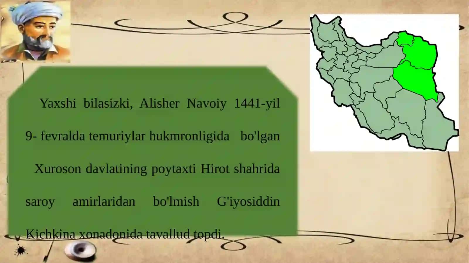 8-sinf Adabiyot fanidan Alisher Navoiy mavzusida dars taqdimot 4