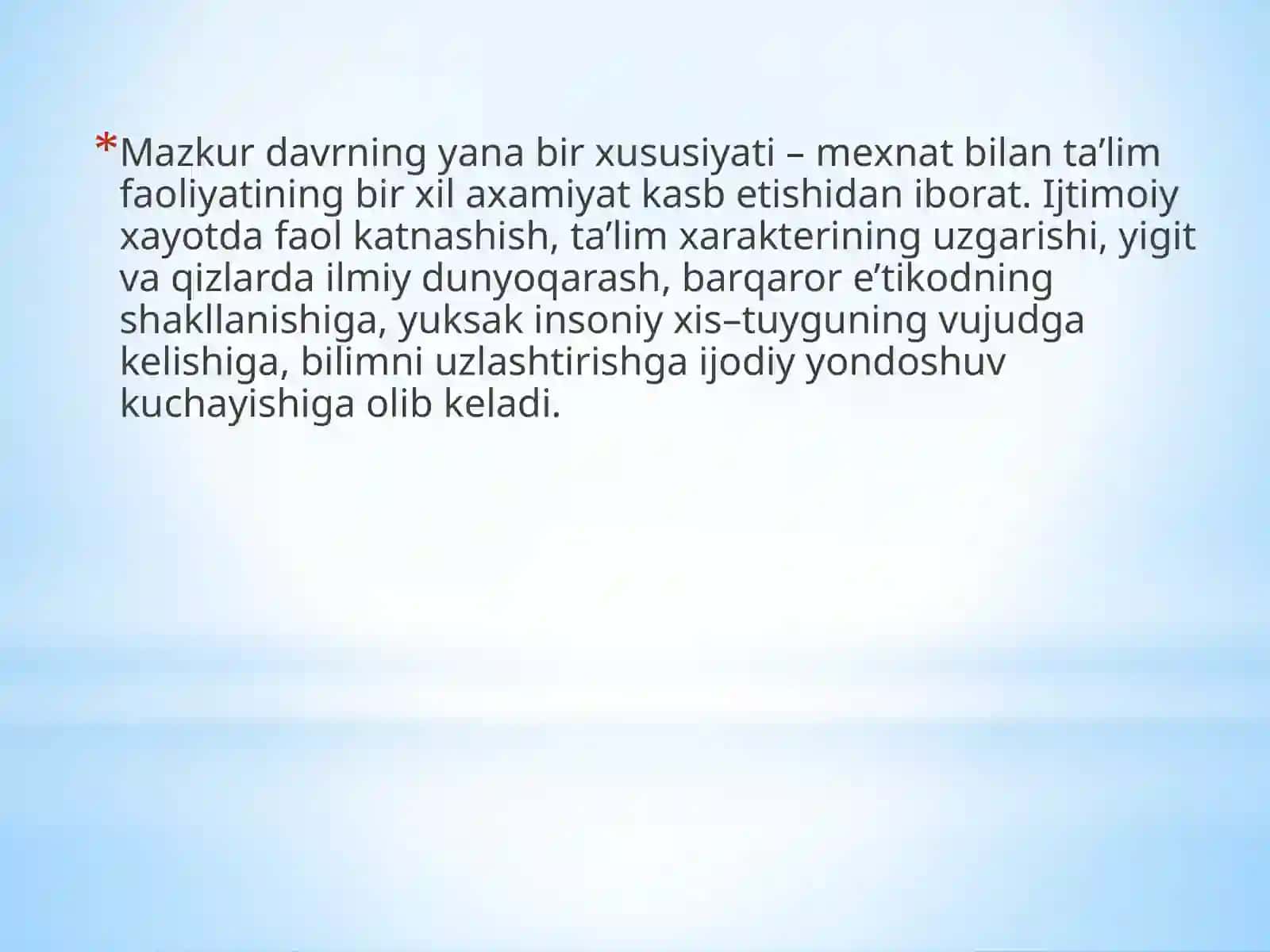 Ilko’spirinlik yoshining psixologik xususiyatlari 4