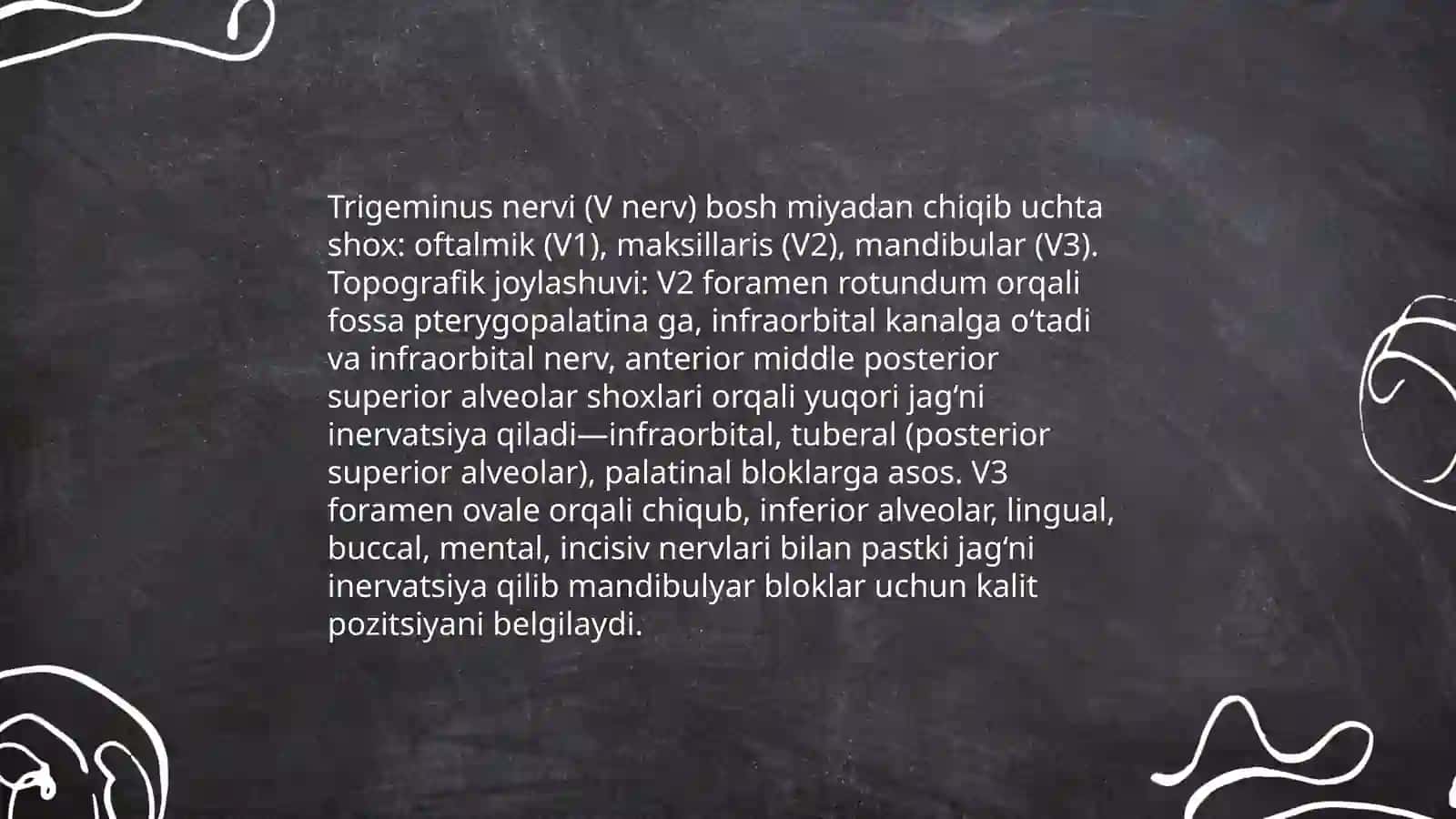 Stomatologik aralashuvlarda og’riqsizlantirishlarni bajarish texnikasining klinik-anatomik asoslari 4