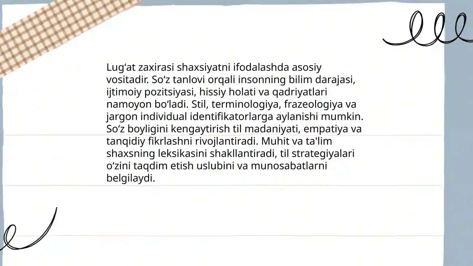Til orqali shaxsiyatni ifodalash va rivojlantirish 4