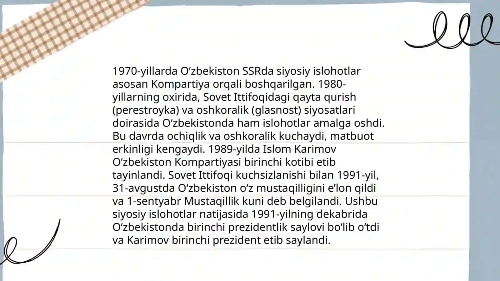 O'zbekistondagi Ijtimoiy Siyosiy Jarayonlar 4