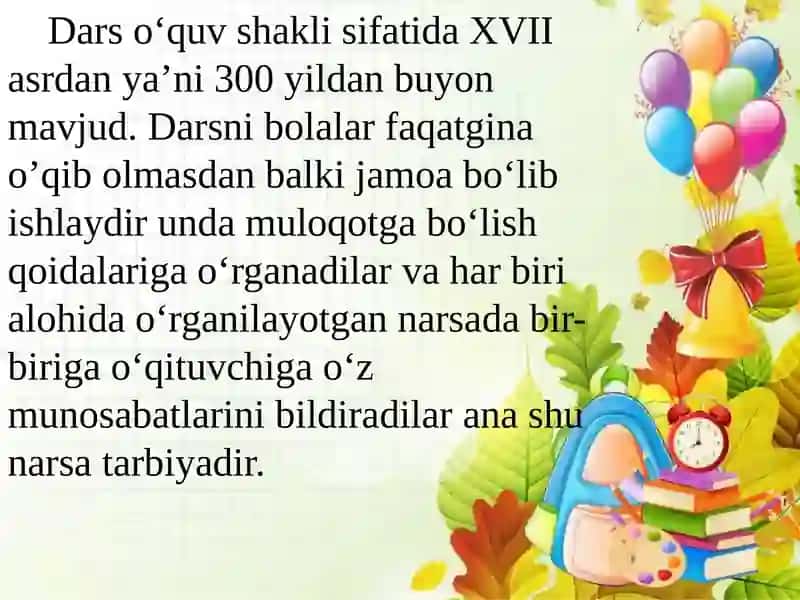 Ona tilidan Davlat ta’lim standarti va o‘quv dasturi mazmuni 4