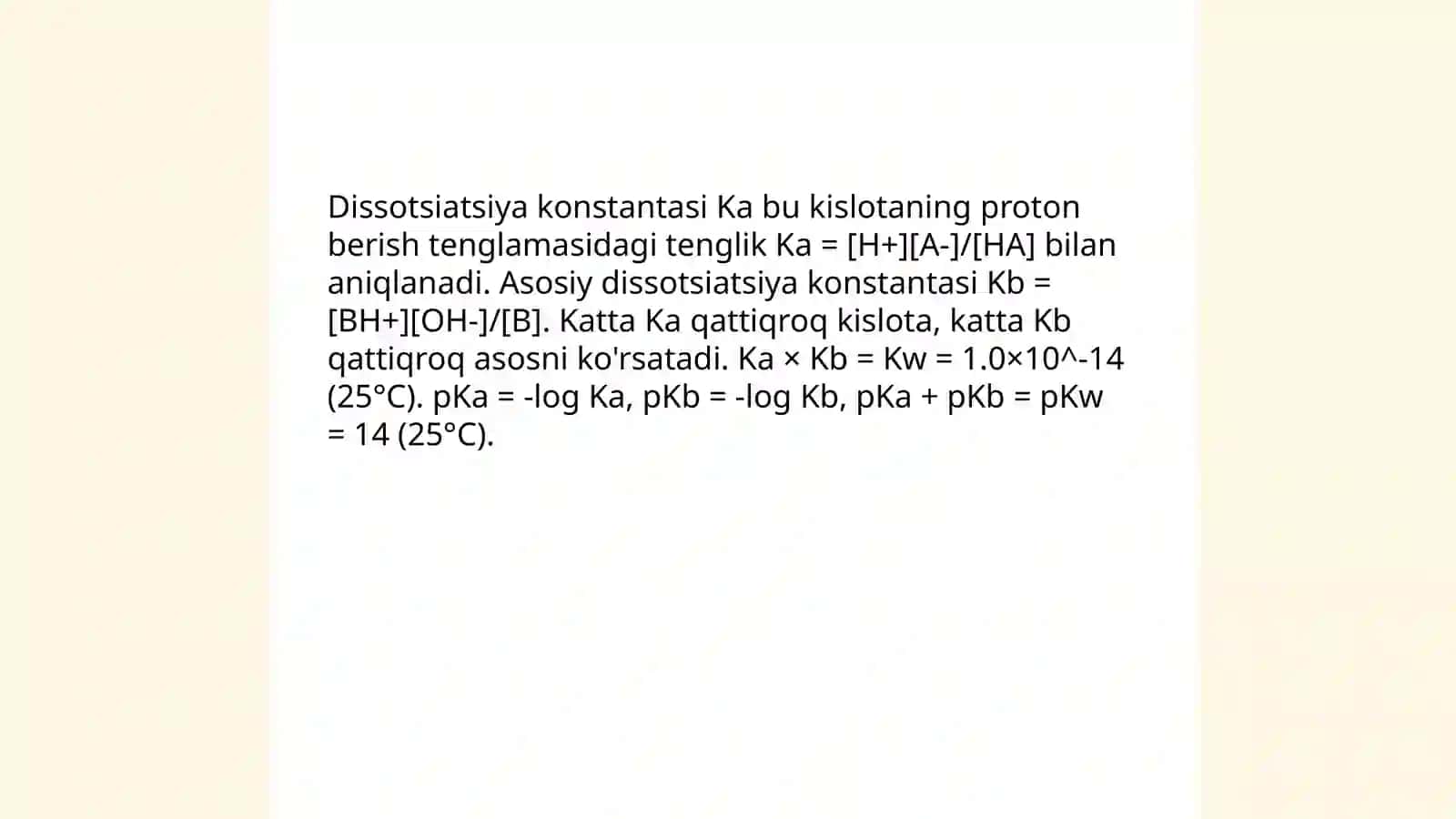 Kislota-asosli muvozanat.Bufer sistemalar 4