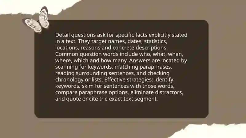 Types of reading questions 4