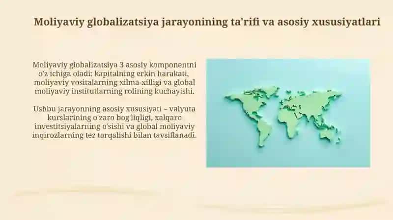 Xalqaro moliya bozorlarining moliyaviy globalizatsiyadagi roli 4