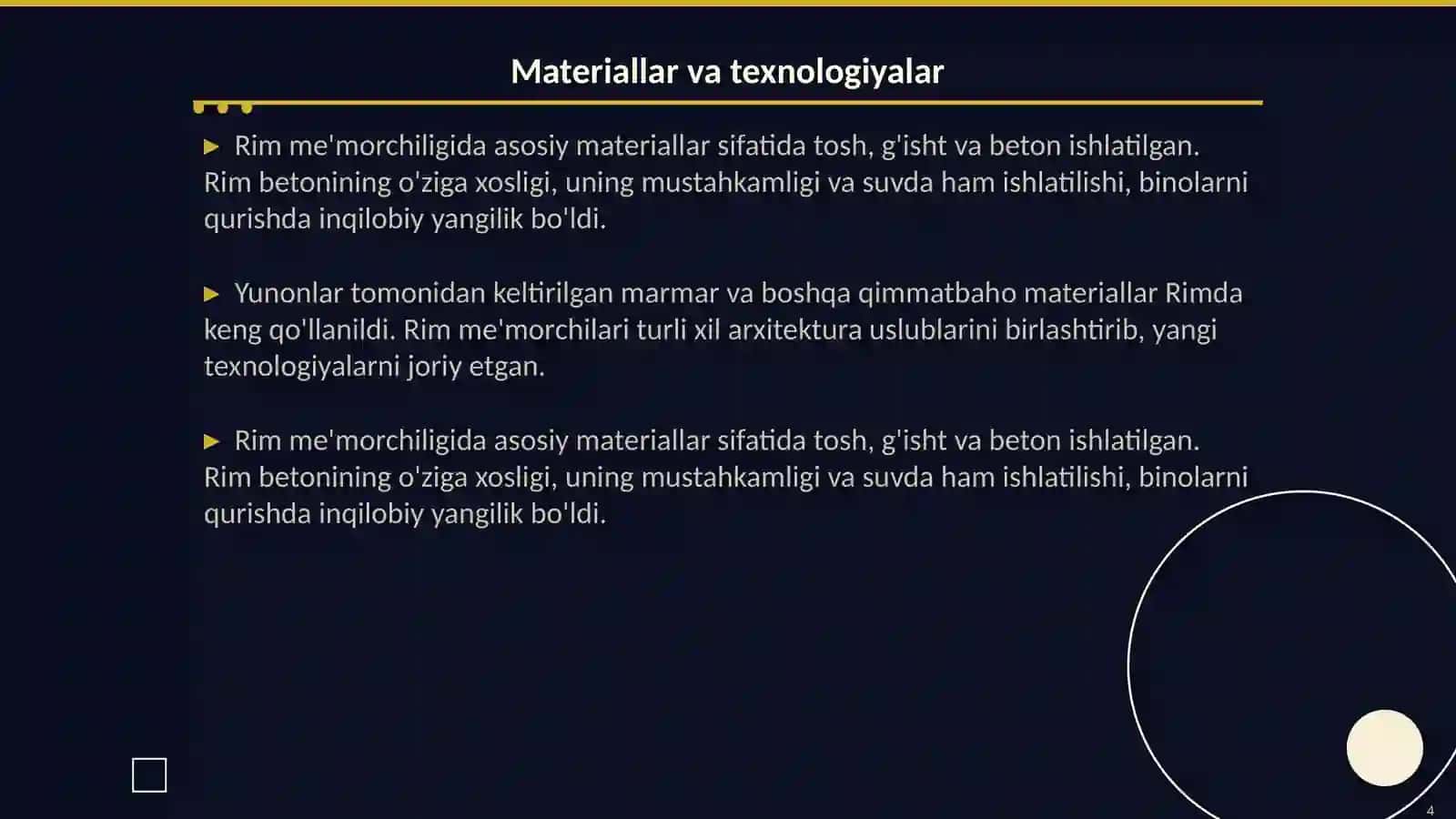 Qadimgi Rim me'morchiligi 4