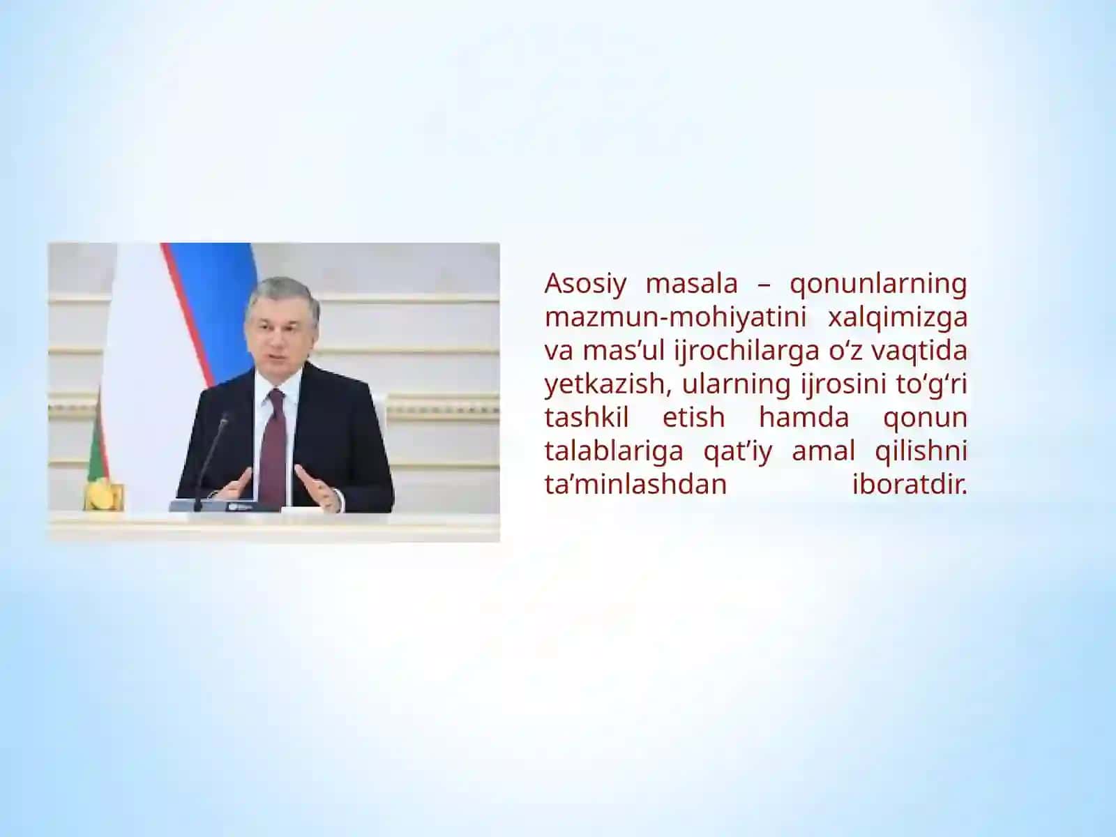 Qonun ustivorligi va inson manfaatlari 4