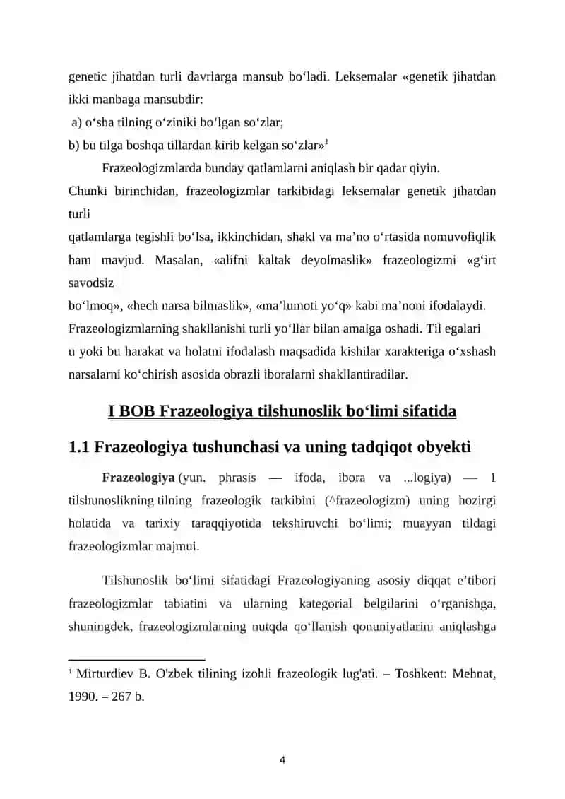 O‘zbek tili frazeologiyasi ilmining shakllanishi va takomillashuvi 4