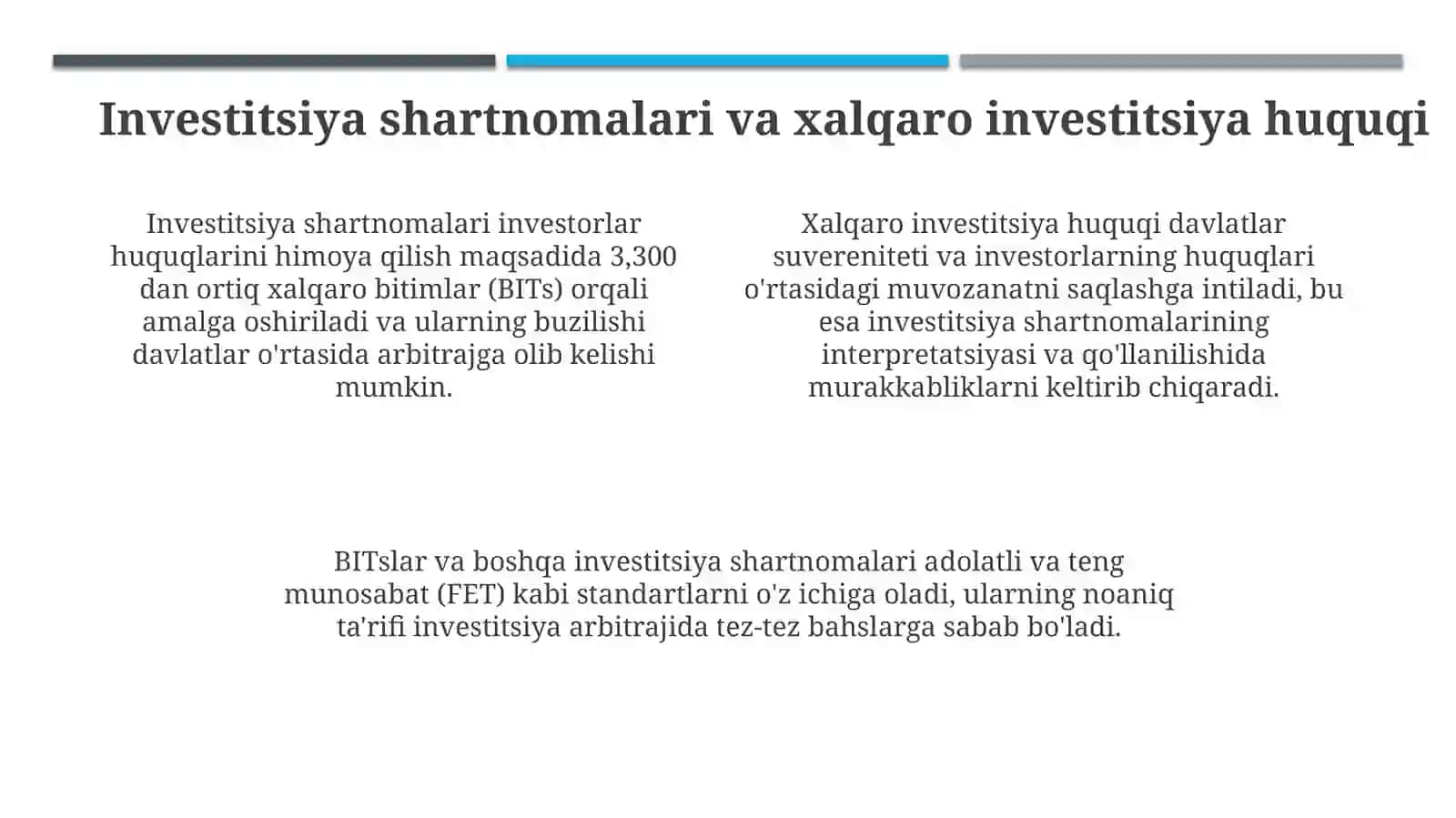 Xalqaro investitsion munosabatlar rivojlanishing zamonaviy holati 4