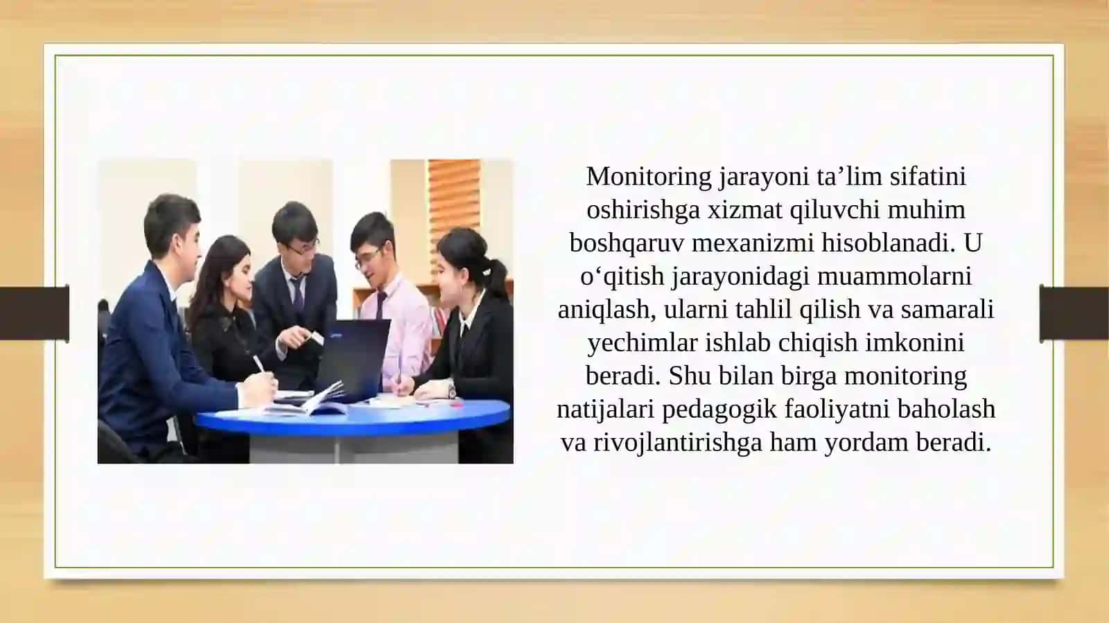 Ta'lim sifatini monitoring qilishning nazariy-metodologik asoslari 4