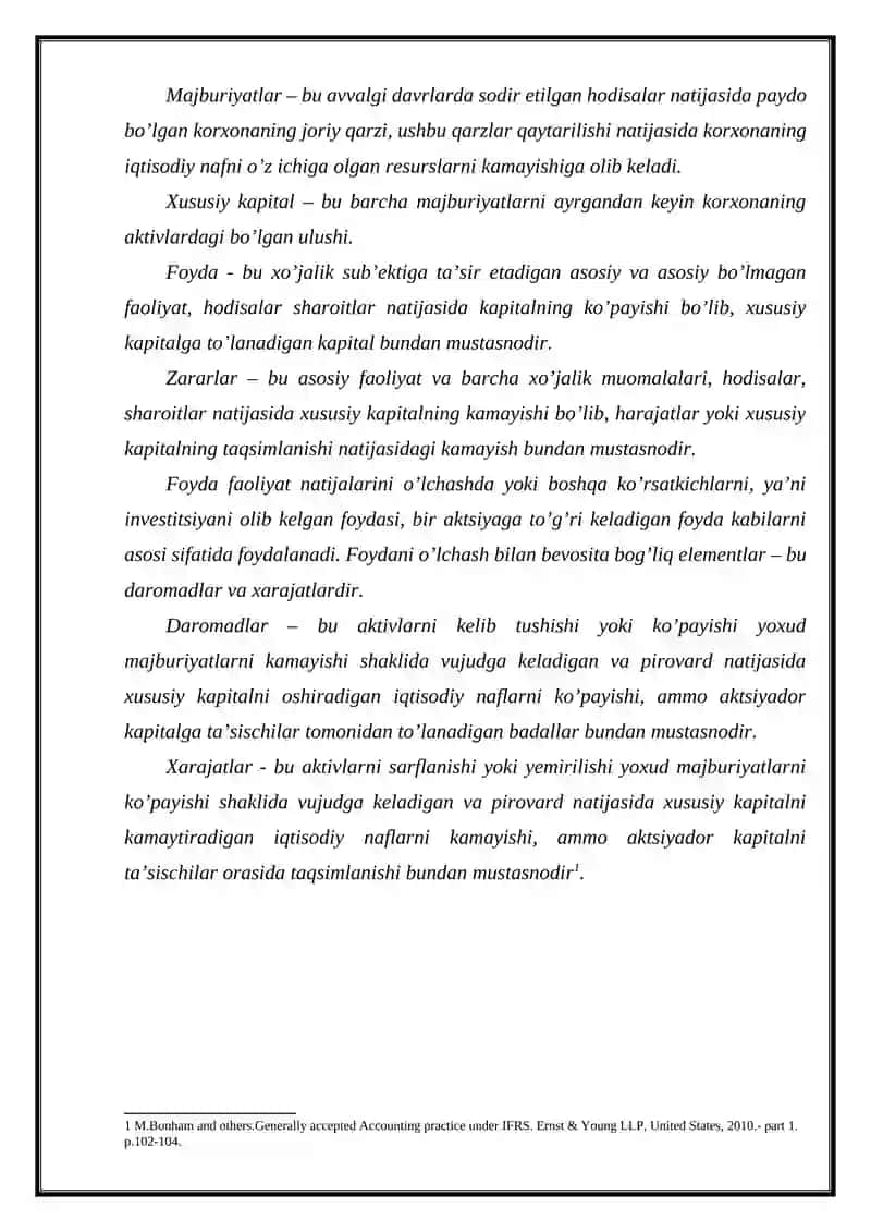 Moliyaviy hisobot va audit xalqaro standartlarining o'zaro aloqadorligi va bog'liqligi 4