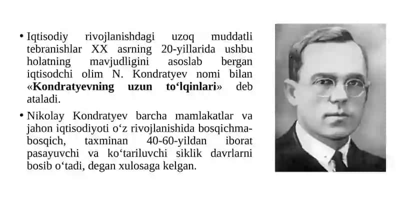 JAHON IQTISODIYOTIDA IQTISODIYO‘SISH VAUNING SIKLIK RIVOJLANISH XUSUSIYATLARI 4