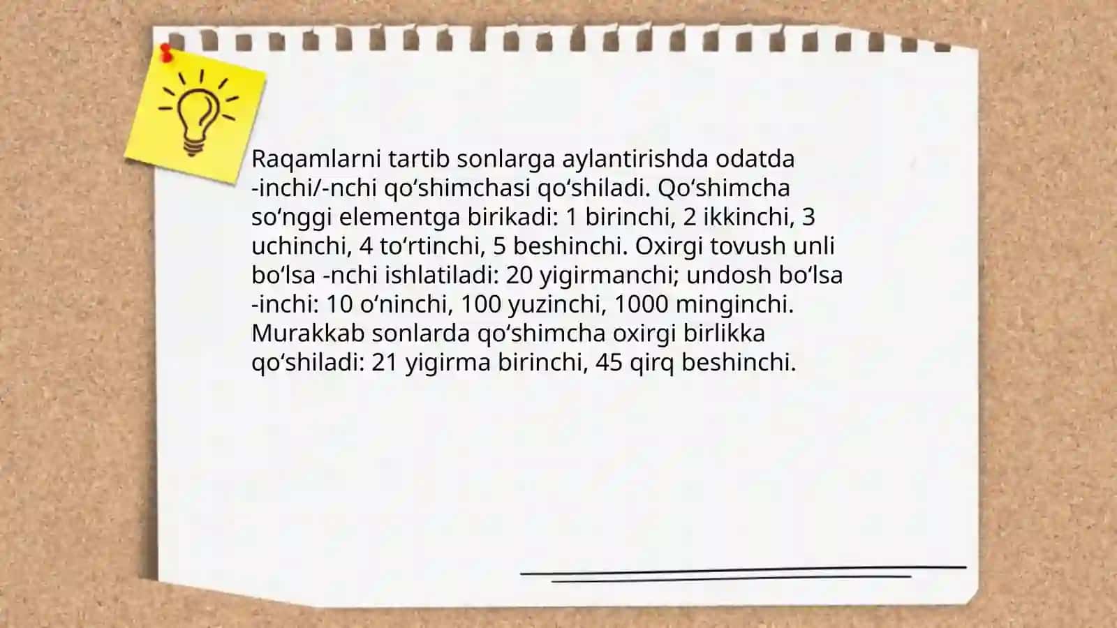 Oʻzbek tilida hisob soʻzlar 4