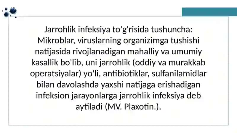 Jarrohlik infeksiyalari, abses va flegmona 4