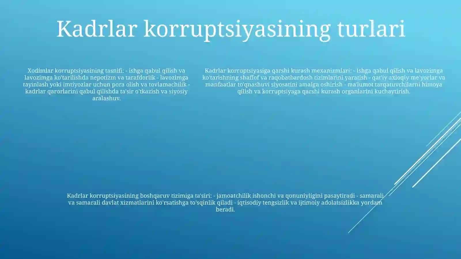 Kadrlar Korrupsiyasi Va Uni Bartaraf Etish Mexanizmlari 4