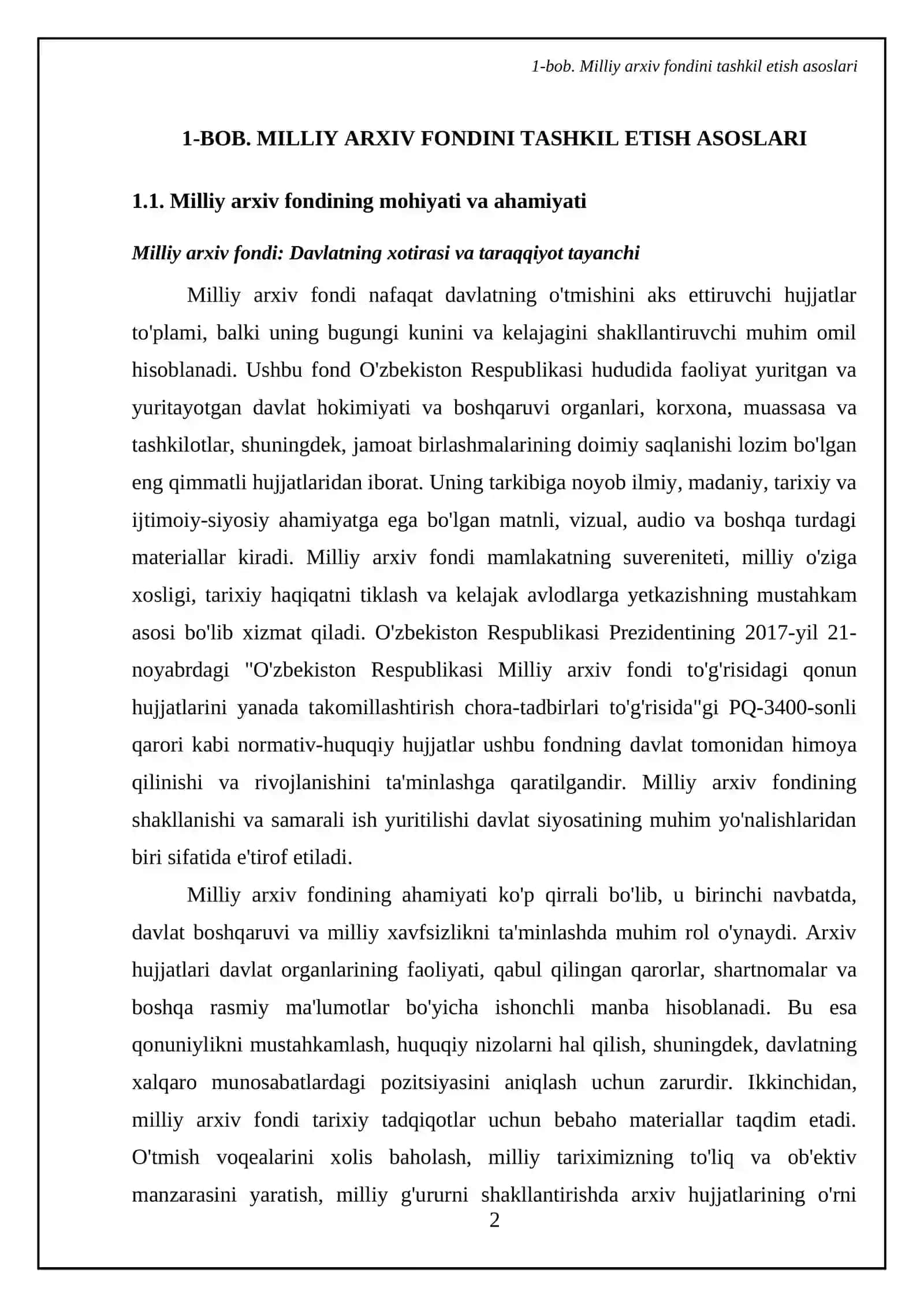 Milliy arxiv fondini tashkil qilish va ish yuritish tartibi 4
