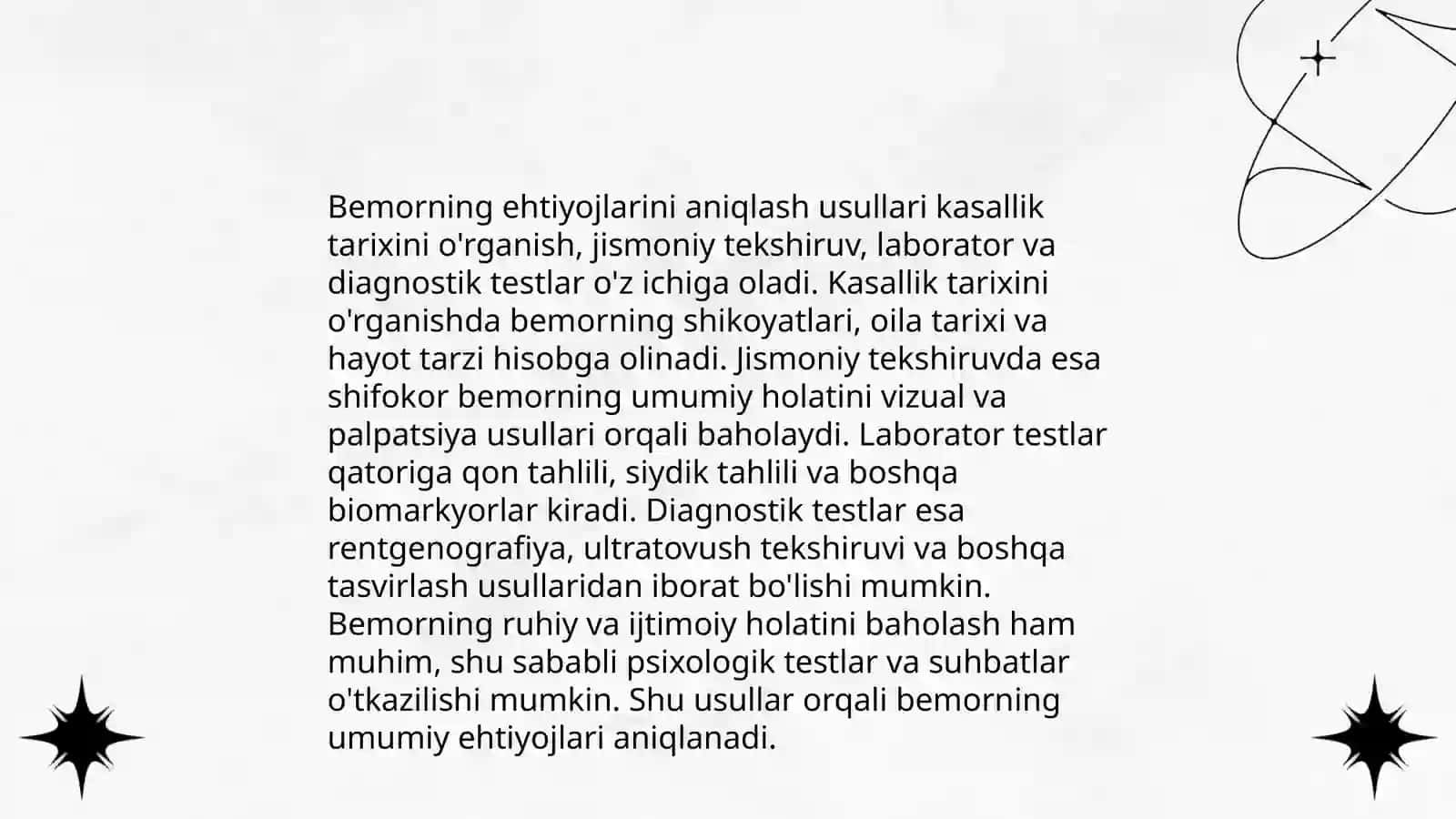 Bemorlar bilan vebral va novebral muloqot qoidalari 4