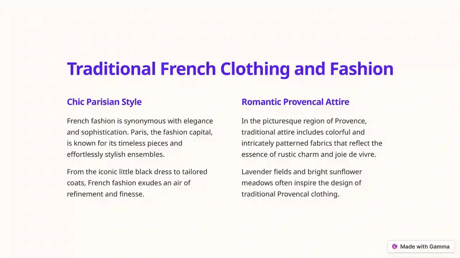 French Traditions 4