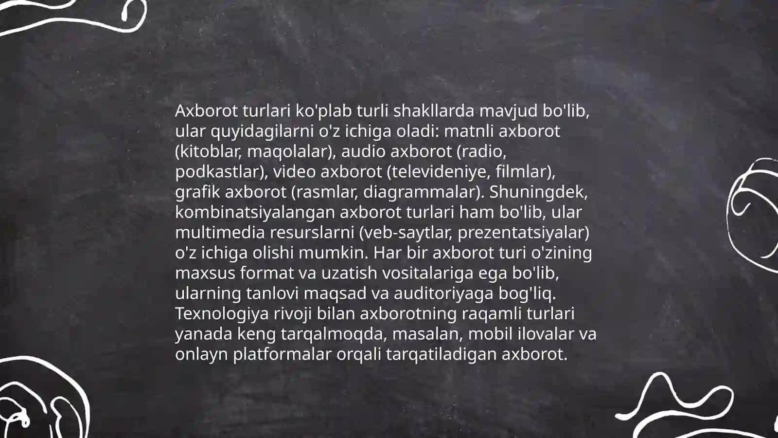 Axborot nima va uning manbalari 4