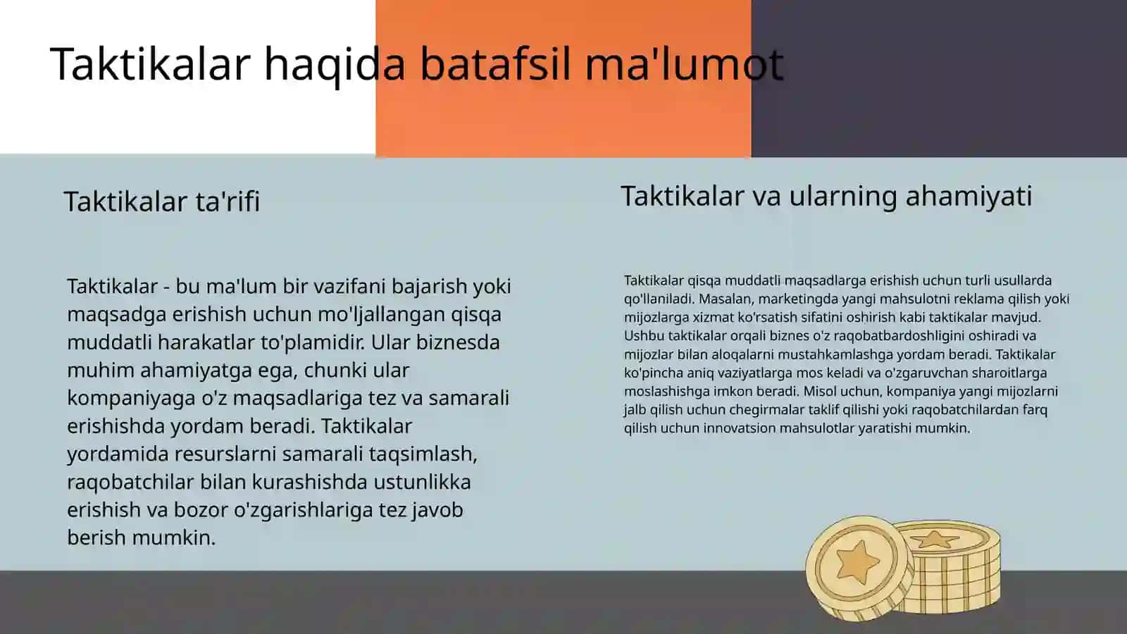Biznes taktikasi va strategiyasi 4