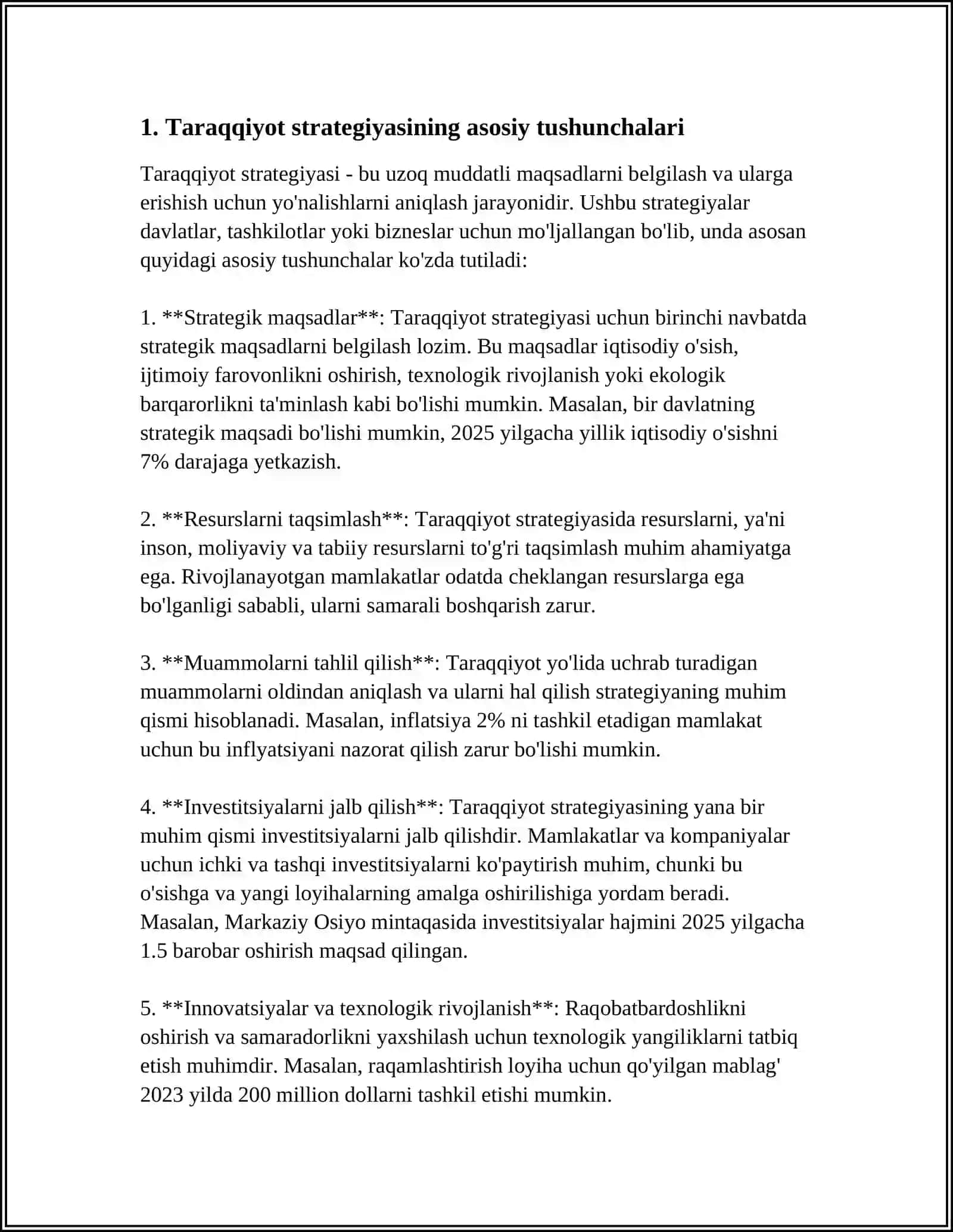 TARAQQIYOT STRATEGIYASINING MAZMUN MOHIYATI MAQSADI VA VAZIFALARI 4