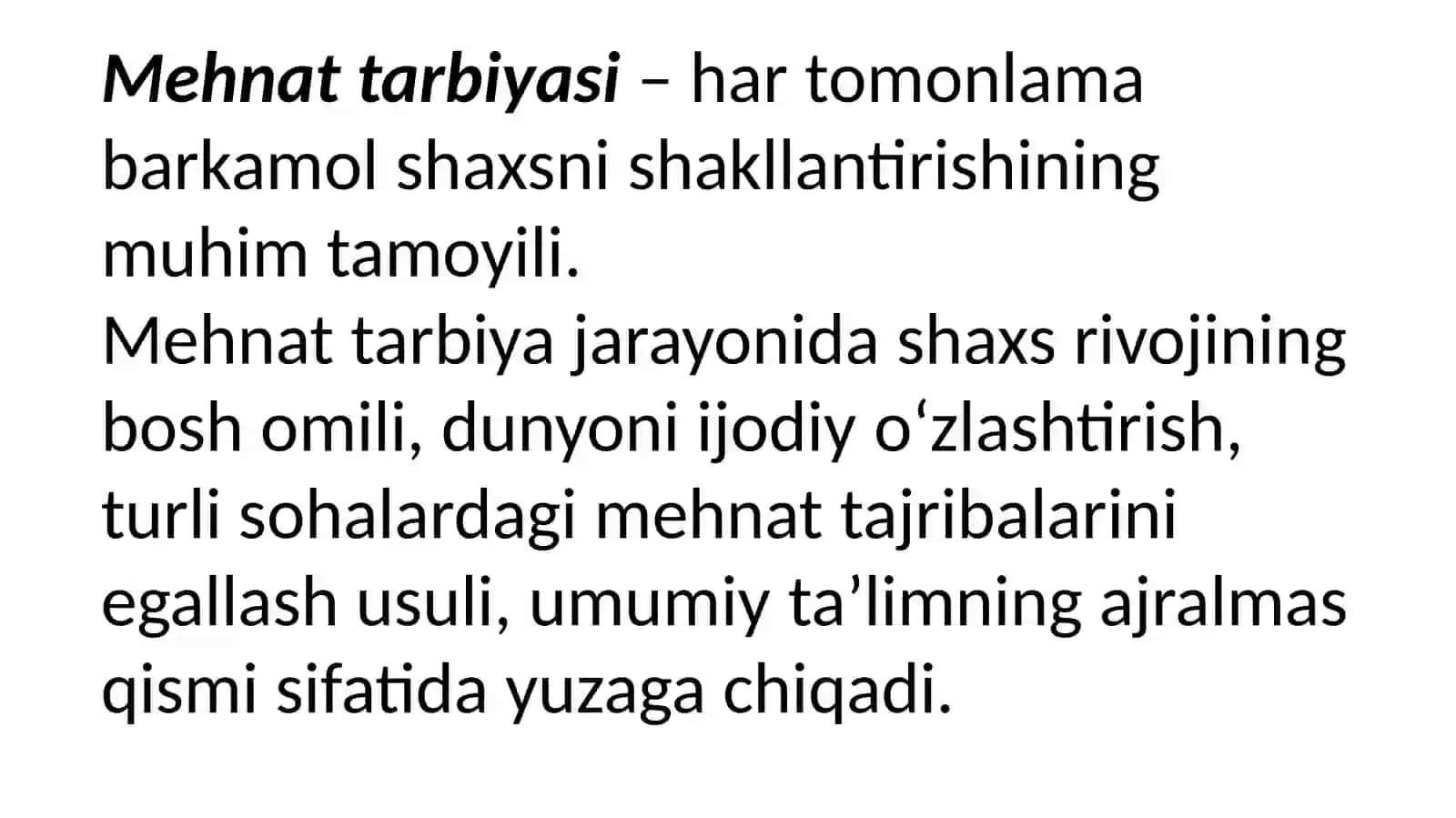 4- TARBIYA JARAYONINI TASHKIL ETISH SHAKILLARI 4