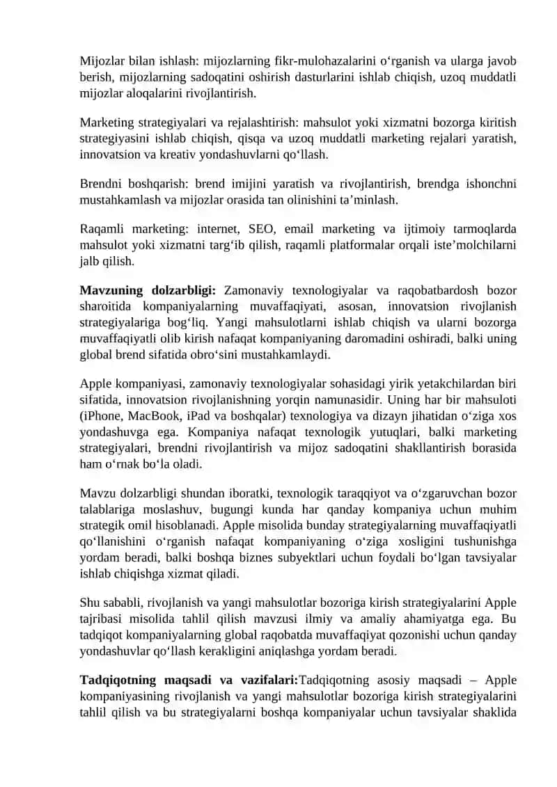 Rivojlanish va yangi mahsulotlar bozoriga kirish strategiyalari 4