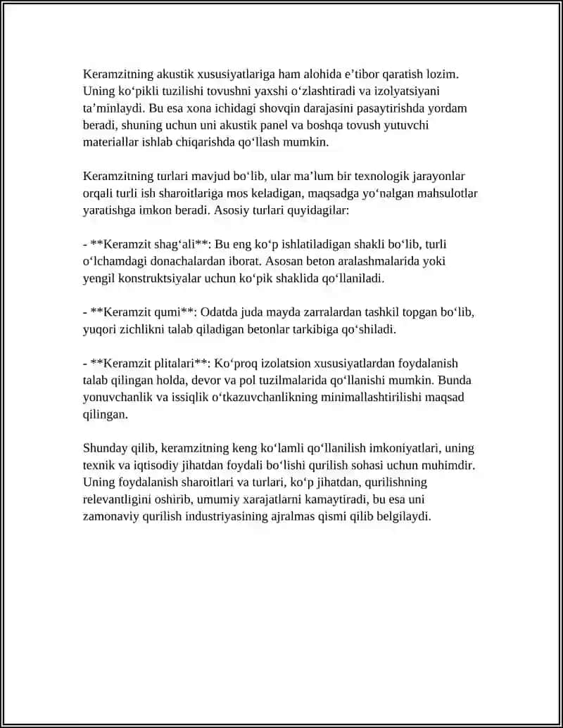 Keramzit, Ahloporit, Nerlit 4