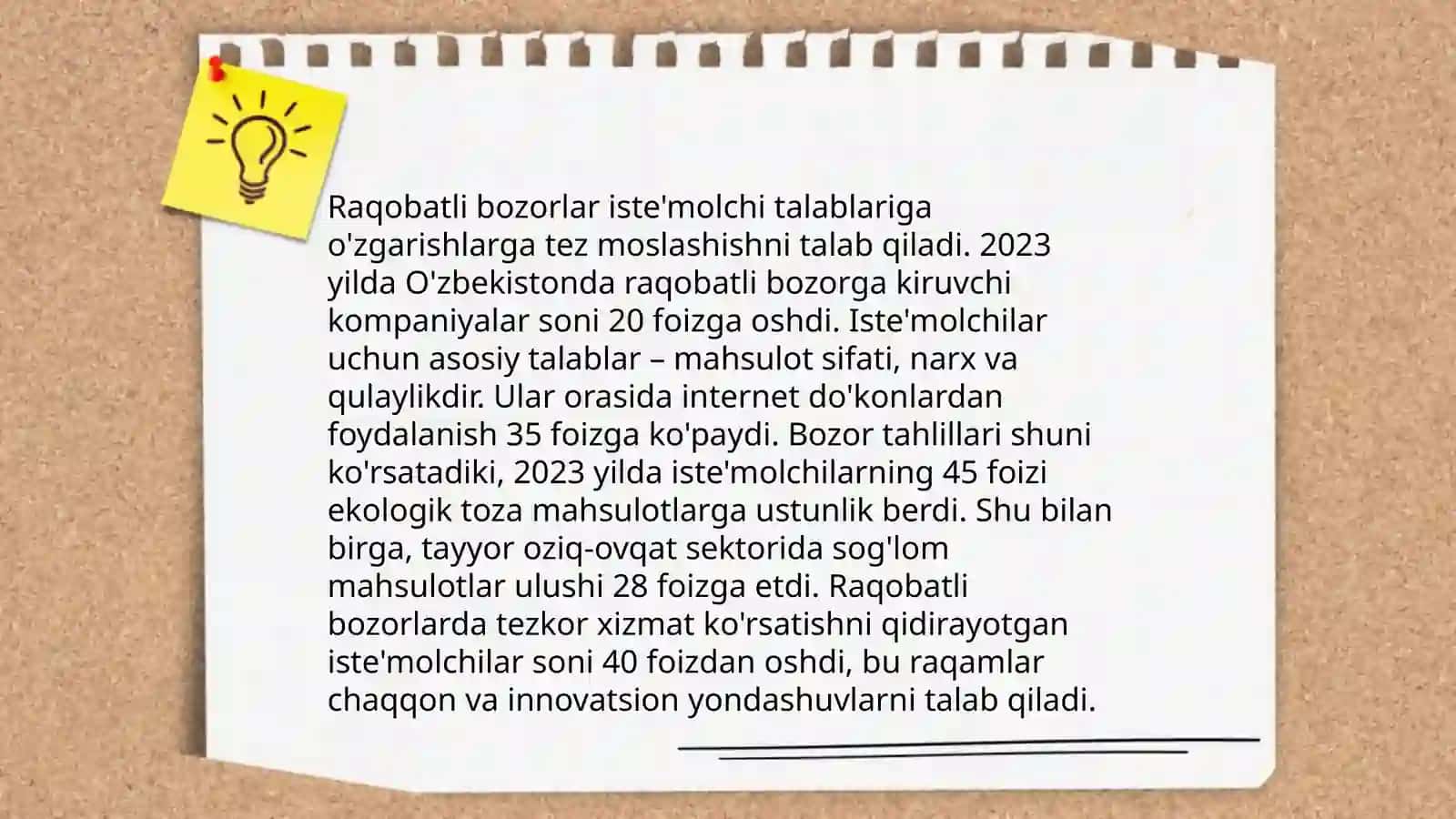 Iste'molchi xulqi nazariyasining asosiy holati 4