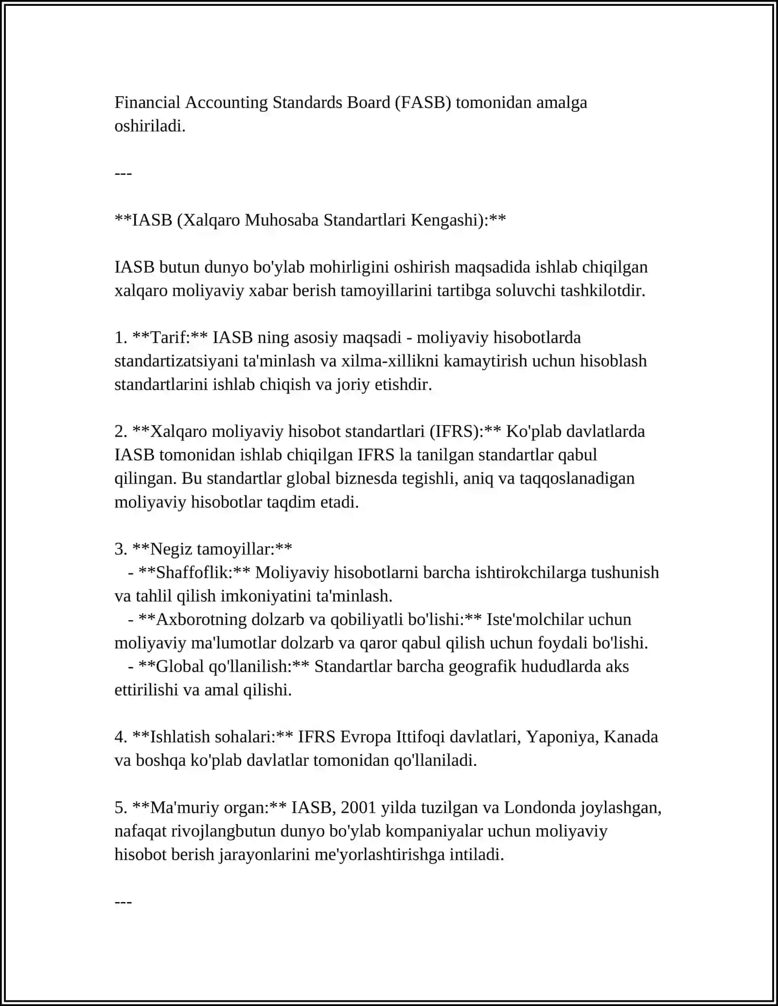 GAAB AND IASB 4