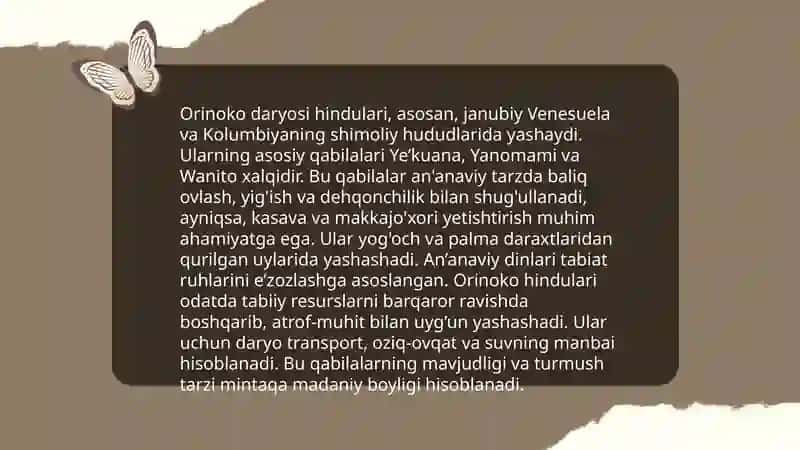 Amazonka va Orinoko daryolari xavzasidagi oʼrmon Hind qabilalari 4