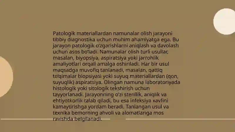 Mikroskop bilan ishlash Patalogik materialdan va mikrob kulturasidan nativ va fiksatsiyalangan surtma tayyorlash 4