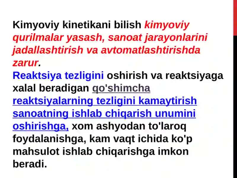 Kimyoviy reaksiyalar kinetikasi 4