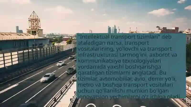 Intellektual  transport tizimlari 4