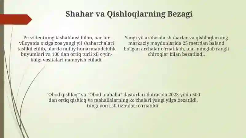 Yangi Oʻzbekistonda yangi yil shukuhi 4