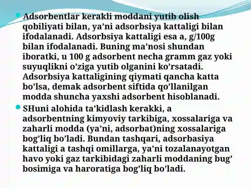 ATMOSFERAHAVOSINI ZAHARLI GAZLARDANTOZALASH USULLARI 4