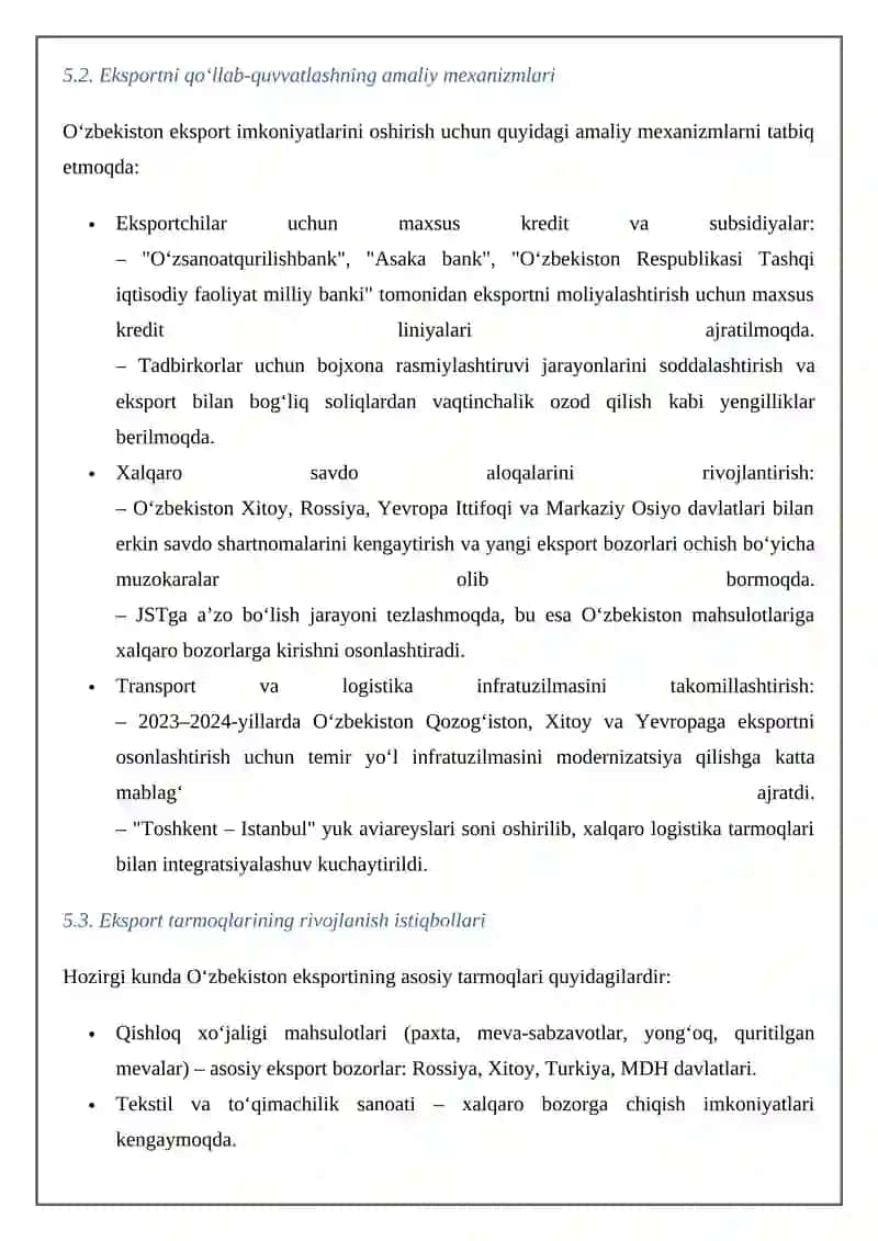 Jahon moliyaviy-iqtisodiy inqirozi namon davom etayotgan sharoitda davlatning faol eksport siyosatiniamalga oshirish mexanizmi 4