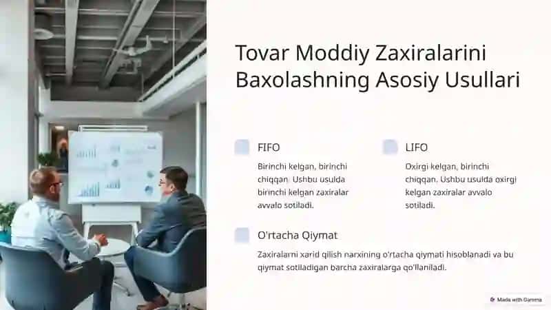 Moddiy Zaxiralarini Baxolash 4