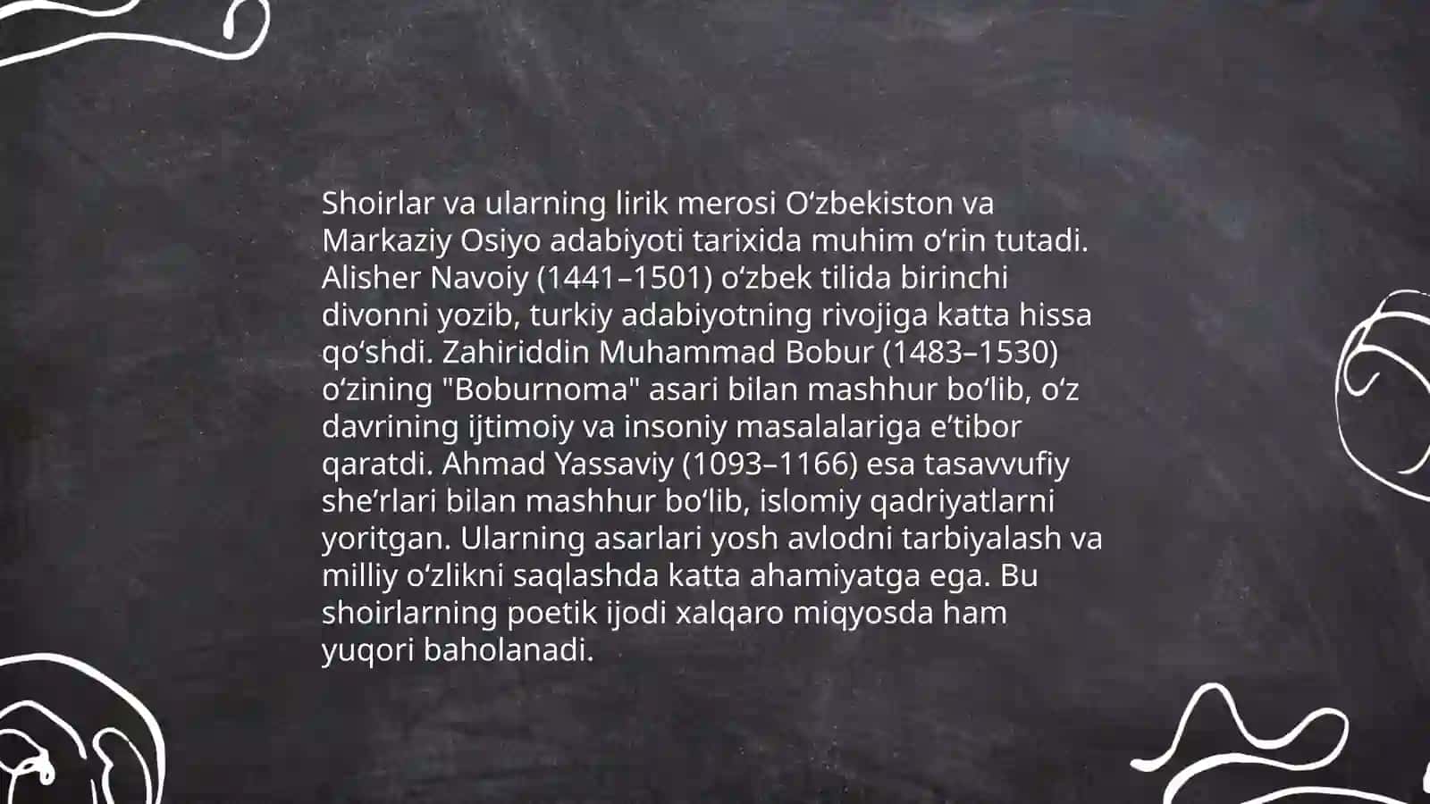 Lirik asarlarni ifodali va toʻgʻri oʻqishni oʻrganish 4