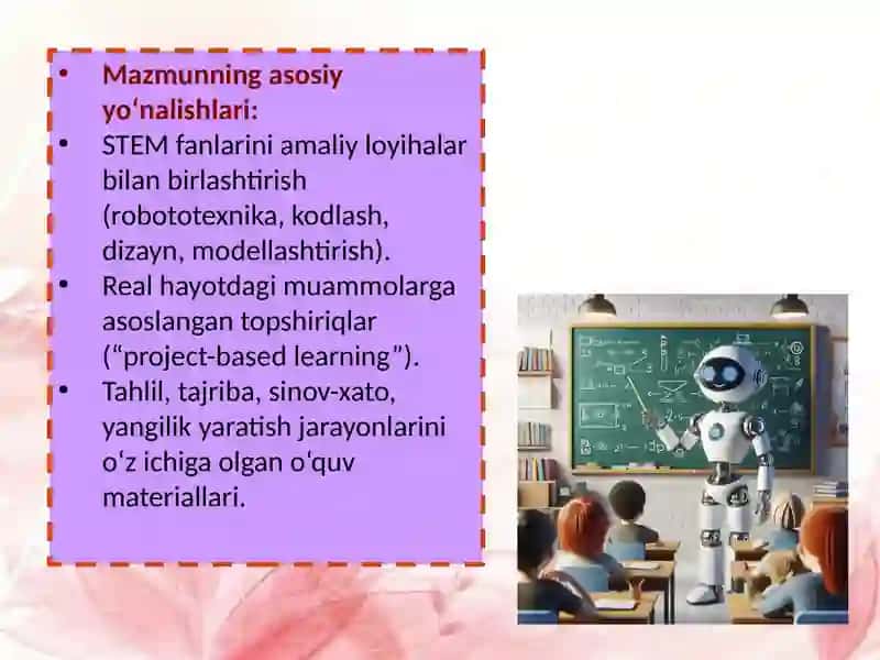 Boshlang’ich ta’limda STEAM ta’lim texnologiyasi 4