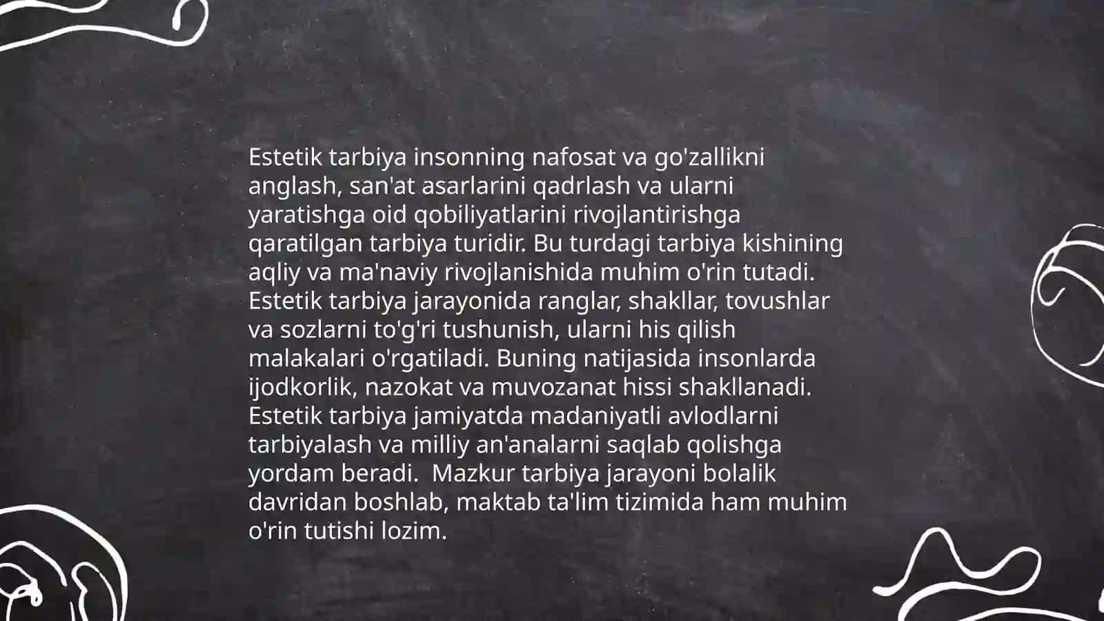 Maktabgacha yoshdagi bolalarga estetik tarbiya berish mazmuni 4