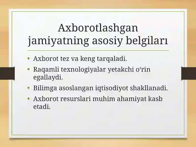 Axborotlashgan jamiyat 4