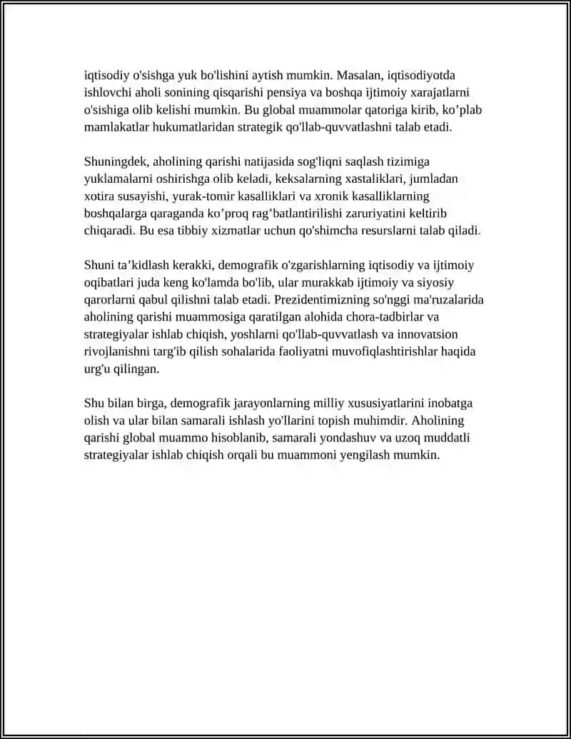 UZOQ UMR KOʻRISH MUAMMOLARI 4
