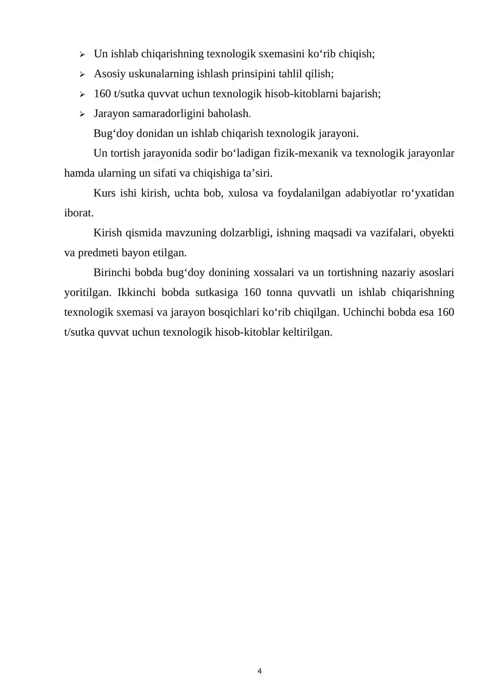 Sutkasiga 160 t.s unumdorlikdagi un ishlab chigarish texnologiyasi 4
