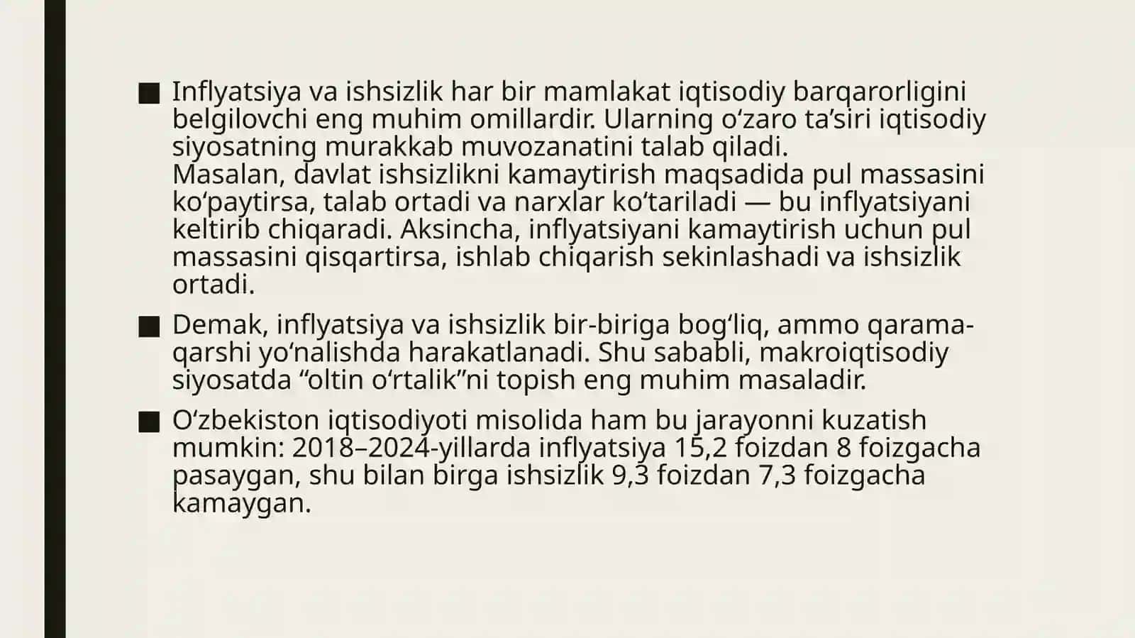 Inflyatsiya va ishsizlik ma’lumotlarini tahlili 4