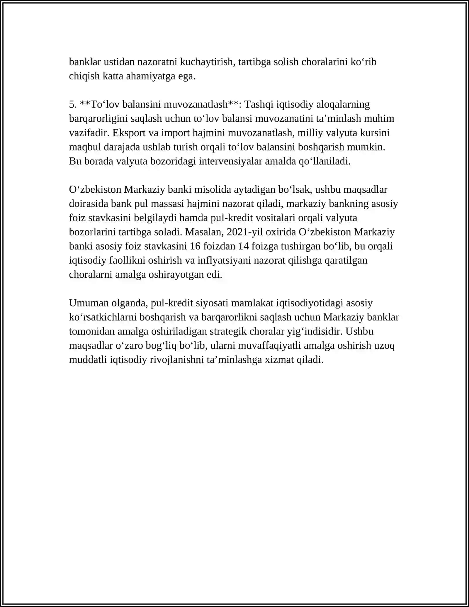 PUL-KREDIT SIYOSATINING TAMOYILLARI 4